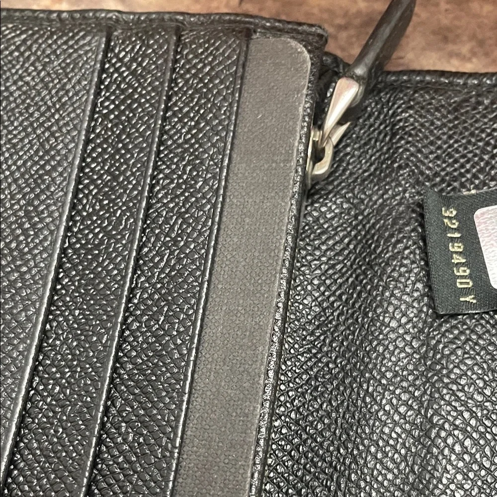 Bulgari Black Leather Key Holder